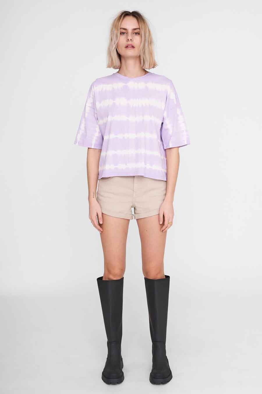 Pastel discount paars shirt